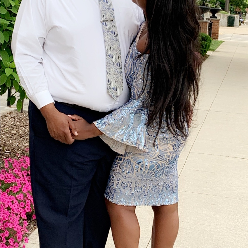 Amazing off the shoulder cocktail dress